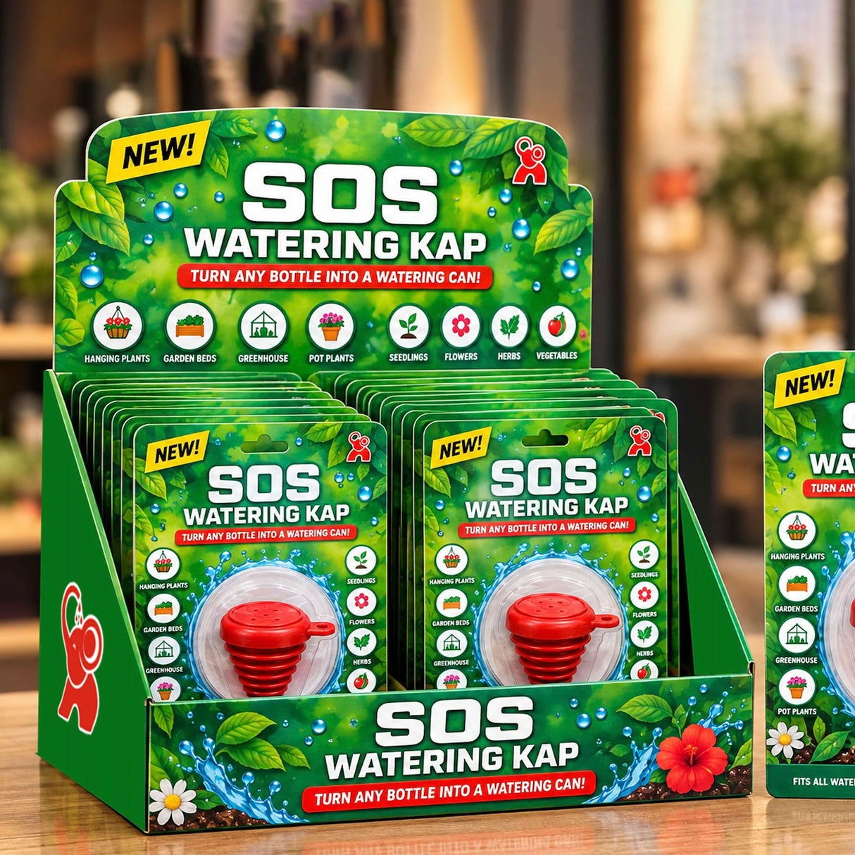 *NEW* SOS WATERING KAPΒ© | Turn any water bottle into a watering can!